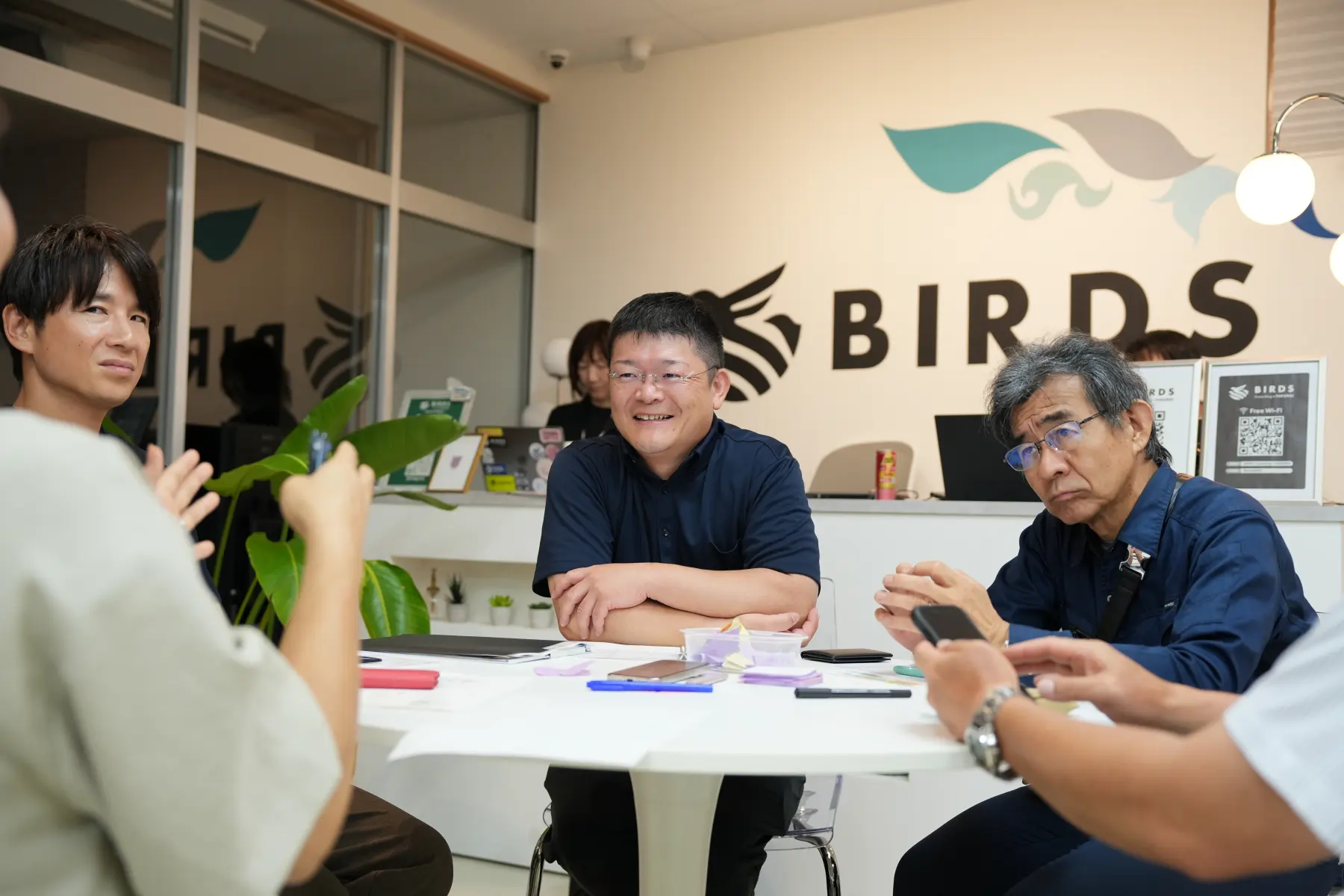 BIRDSで対話している参加者